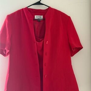 Kasper Bold Red Blazer